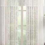 What are lace curtains and how can they be used to enhance a room's decor